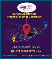Service Apartments in Hyderabad | SkyNest | Single Sharing Service Apa
